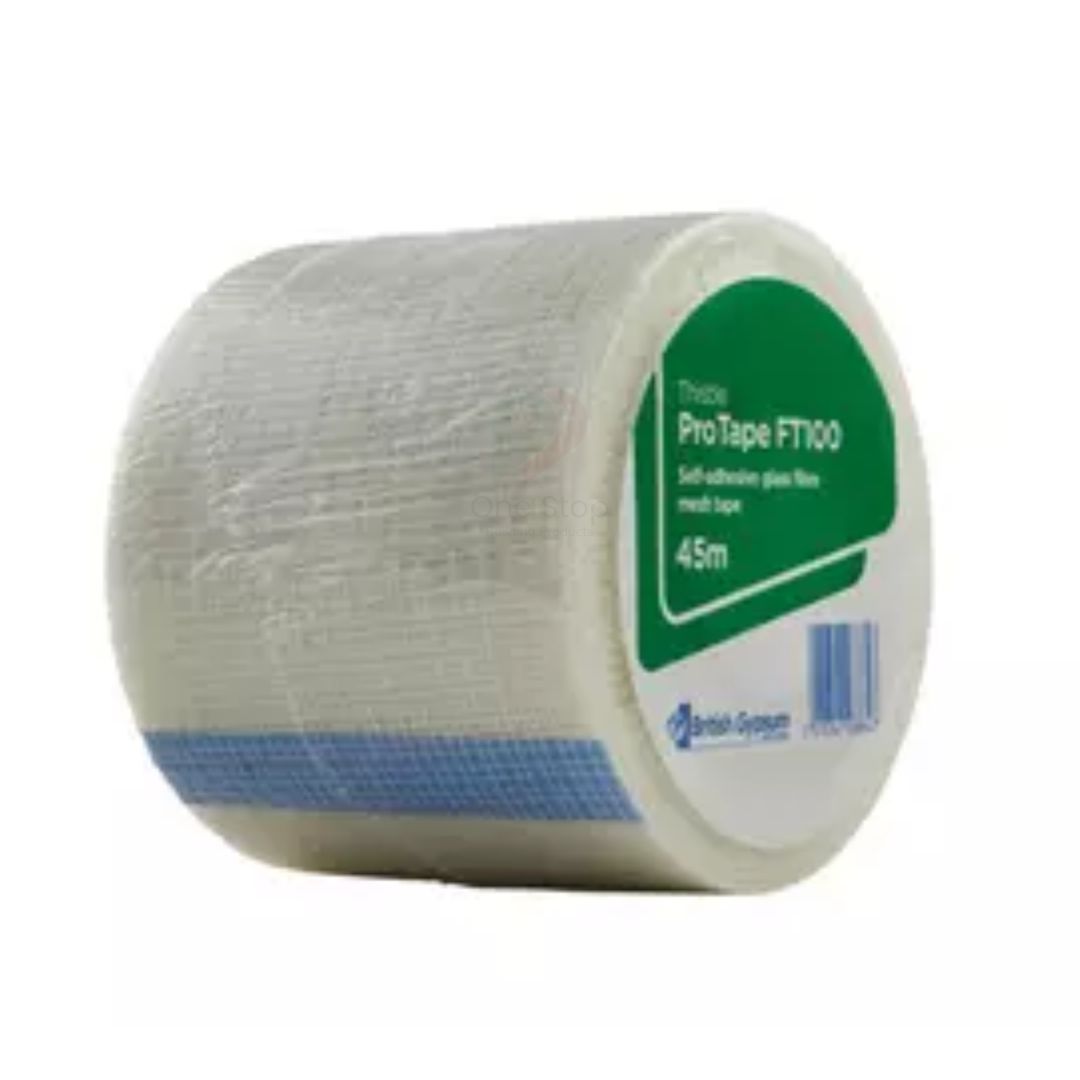 British Gypsum Thistle FT100 Self Adhesive Mesh Tape 45m x 100mm