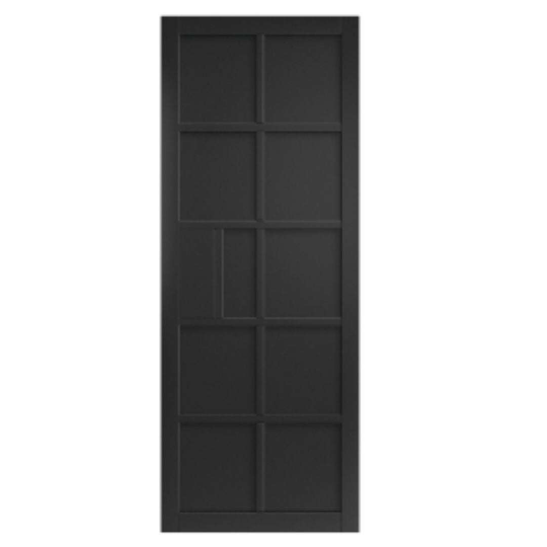 JB Kind Plaza Black 10P Internal Door