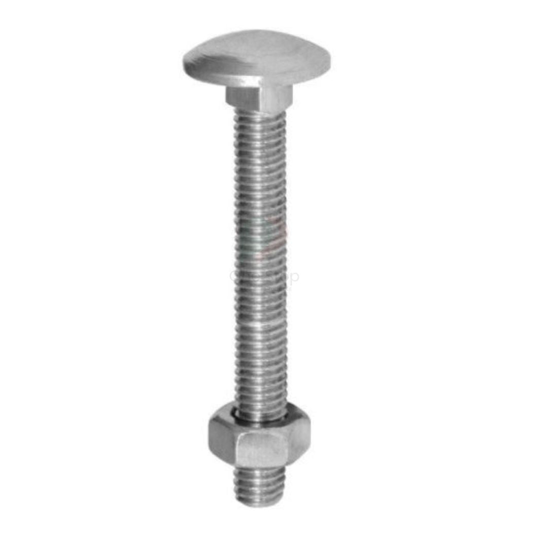 M6 x 12mm Nuts & Bolts - Pack of 100
